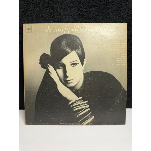 Columbia Records Other - Barbra Streisand Je m'appelle Barbra Vinyl Record 1966 Columbia Mono CL 2547